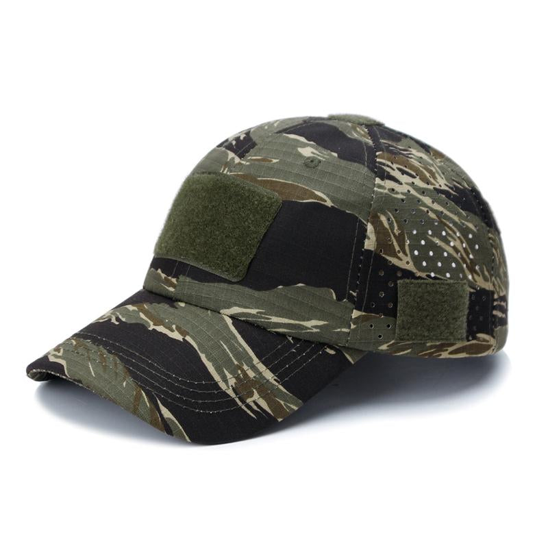 New Sports and Leisure Breathable Camouflage Baseball Cap Men'S Military Fan Visor Tactical Hat Military Training Cap Cap