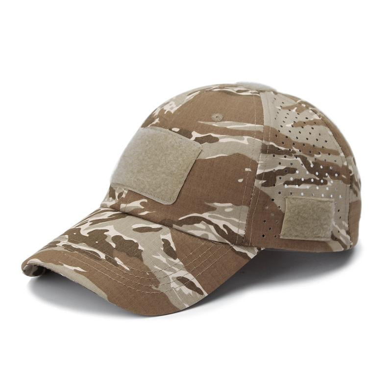 New Sports and Leisure Breathable Camouflage Baseball Cap Men'S Military Fan Visor Tactical Hat Military Training Cap Cap