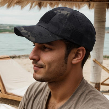 New Sports and Leisure Breathable Camouflage Baseball Cap Men'S Military Fan Visor Tactical Hat Military Training Cap Cap