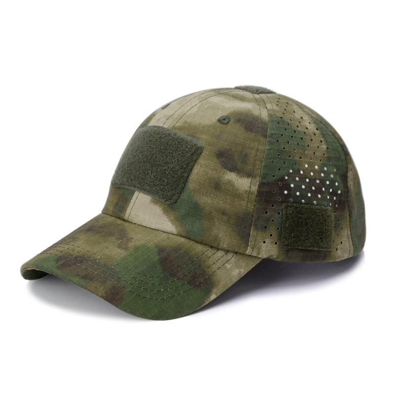 New Sports and Leisure Breathable Camouflage Baseball Cap Men'S Military Fan Visor Tactical Hat Military Training Cap Cap