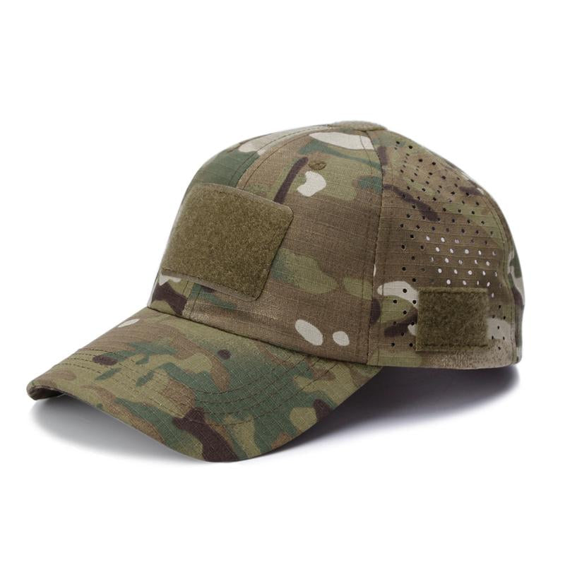 New Sports and Leisure Breathable Camouflage Baseball Cap Men'S Military Fan Visor Tactical Hat Military Training Cap Cap