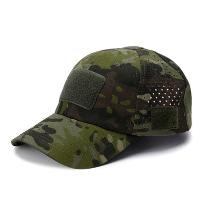 New Sports and Leisure Breathable Camouflage Baseball Cap Men'S Military Fan Visor Tactical Hat Military Training Cap Cap