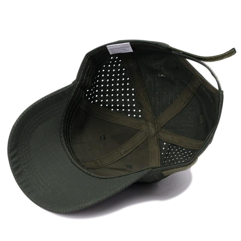 New Sports and Leisure Breathable Camouflage Baseball Cap Men'S Military Fan Visor Tactical Hat Military Training Cap Cap