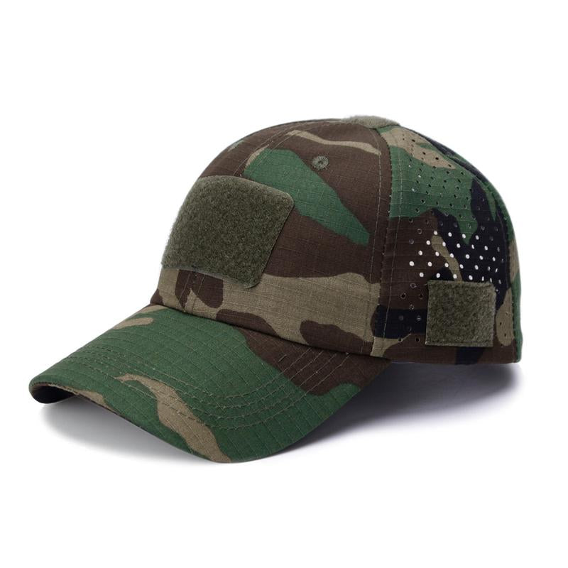 New Sports and Leisure Breathable Camouflage Baseball Cap Men'S Military Fan Visor Tactical Hat Military Training Cap Cap